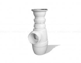 Комплектующие Выпуск и сифон для раковины Wirquin